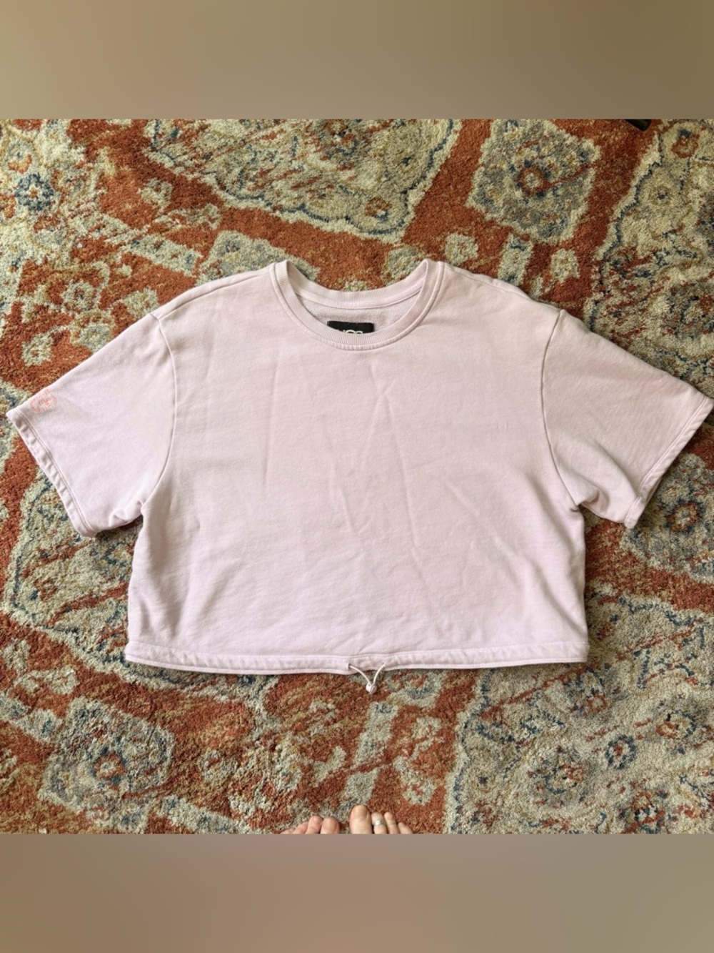 UGG Light Pink Cropped Shirt